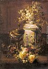 Still Life With Japanese Vase And Flowers by Jean-Baptiste Robie